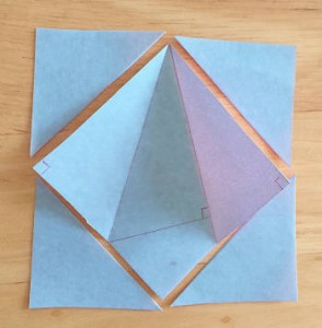 三角定規の形を作る06