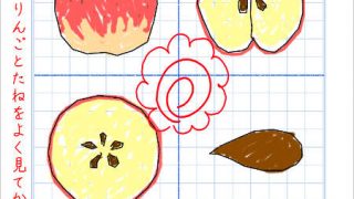 りんごの家庭学習ノート完成