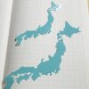 ノートに日本地図を写したい【その２】書き写す方法