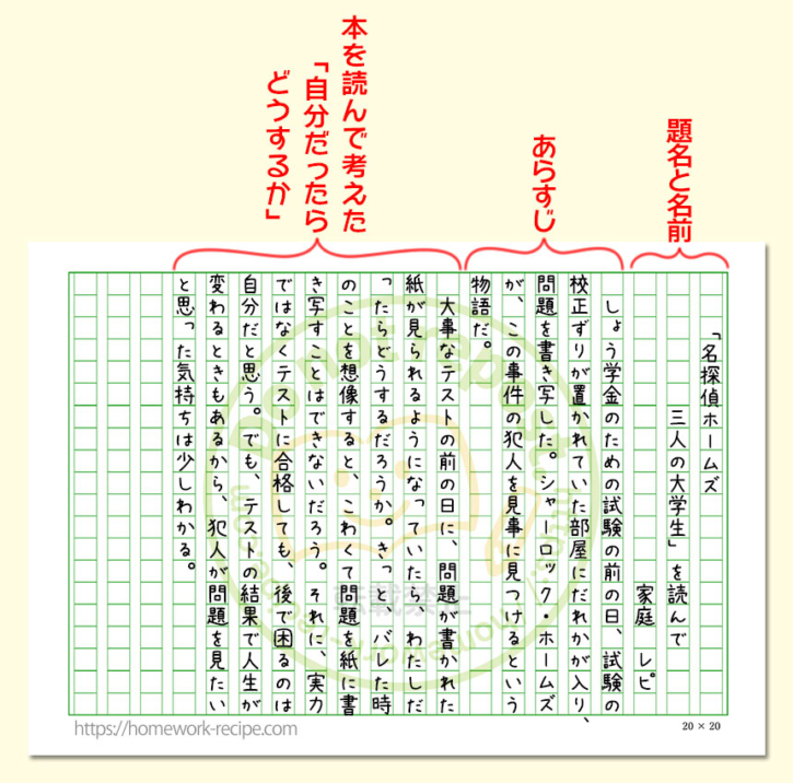 読書感想文の書き方と例文【苦手な人向け】 | 家庭学習レシピ