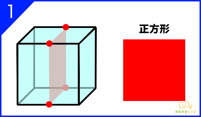 立方体の切り口の問題